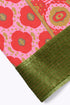 Shawl in printed faux cashmere cotton blend with tassels